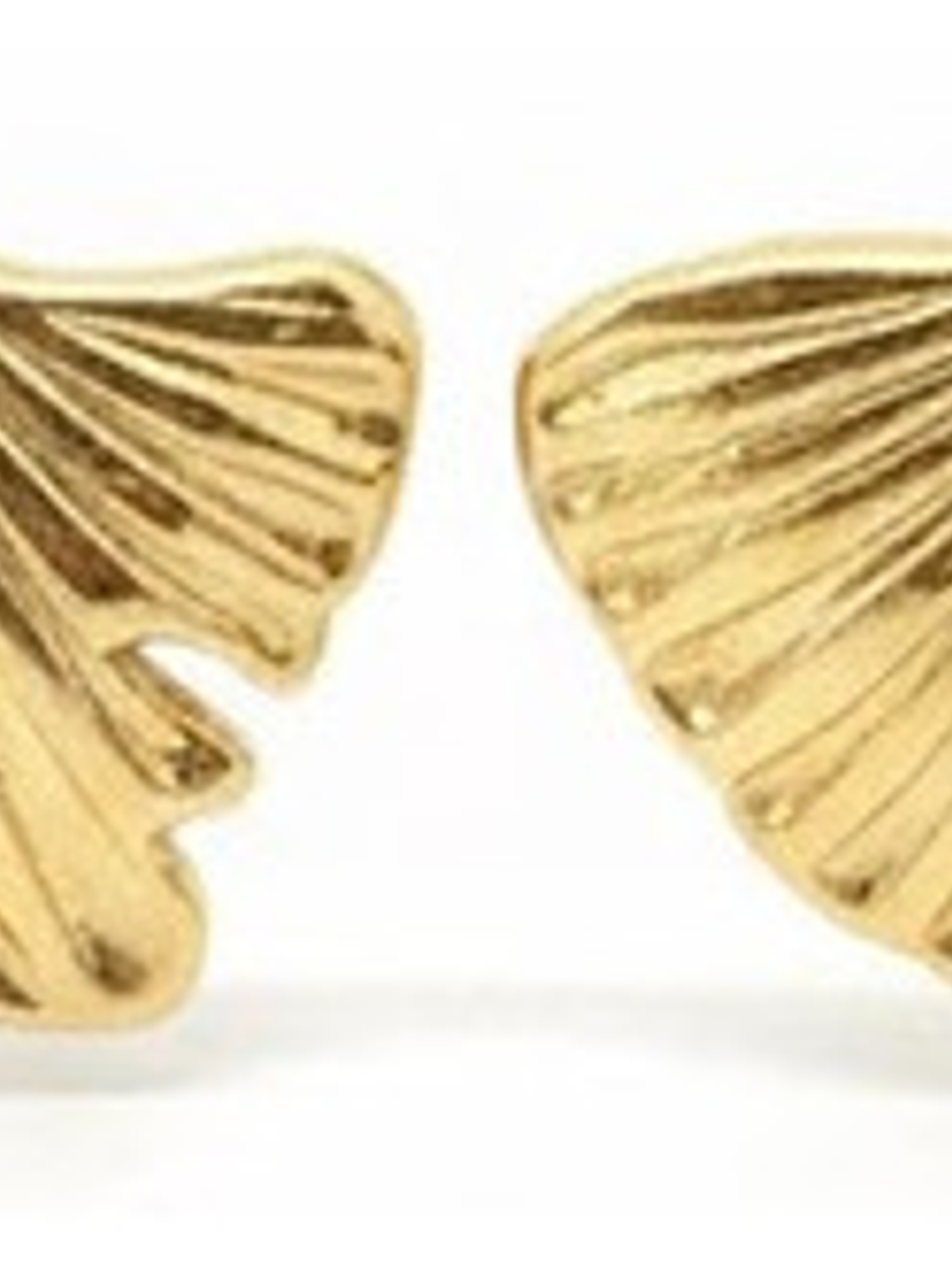 Aros De Flor Zarcillos Aretes De Acero Inoxidable Oro Mujer 1