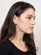 Aros De Flor Zarcillos Aretes De Acero Inoxidable Oro Mujer - Miniatura 3