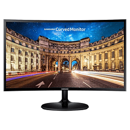 Monitor gamer curvo Samsung F390 Series C24F390FH led 24 " black high glossy 100V/240V