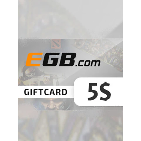 EGB EGAMINGBETS GIFT CARD 5 USD - EGB KEY - GLOBAL