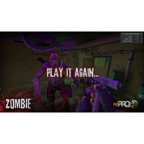 AXIS GAME FACTORY'S AGFPRO ZOMBIE FPS PLAYER STEAM KEY GLOBAL