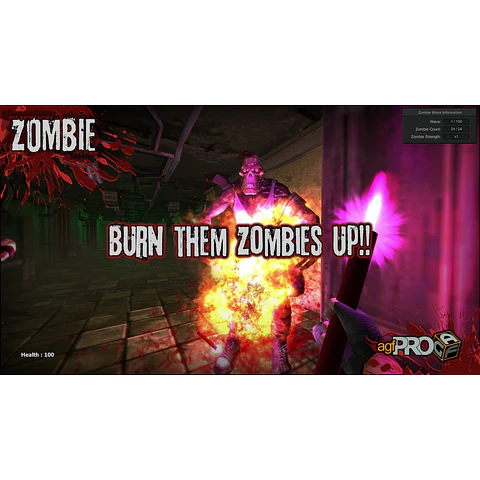 AXIS GAME FACTORY'S AGFPRO ZOMBIE FPS PLAYER STEAM KEY GLOBAL
