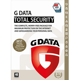 G DATA TOTAL SECURITY (PC, ANDROID, MAC, IOS) - 3 DEVICES 1 YEAR - G DATA KEY - GLOBAL
