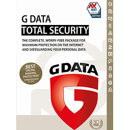 G DATA TOTAL SECURITY (PC, ANDROID, MAC, IOS) - 1 DEVICE 1 YEAR - G DATA KEY - GLOBAL