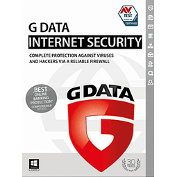 G DATA INTERNET SECURITY (PC, ANDROID, MAC, IOS) 3 DEVICES 1 YEAR - G DATA KEY - GLOBAL