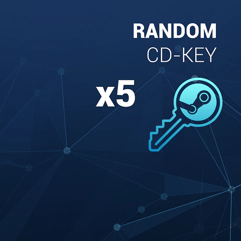 RANDOM 5 KEYS STEAM KEY GLOBAL