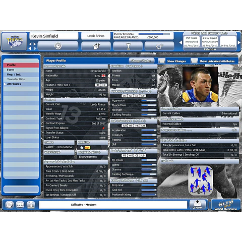 RUGBY LEAGUE TEAM MANAGER 2015 STEAM KEY GLOBAL