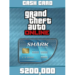 GRAND THEFT AUTO ONLINE: TIGER SHARK CASH CARD 200 000 PC ROCKSTAR KEY GLOBAL