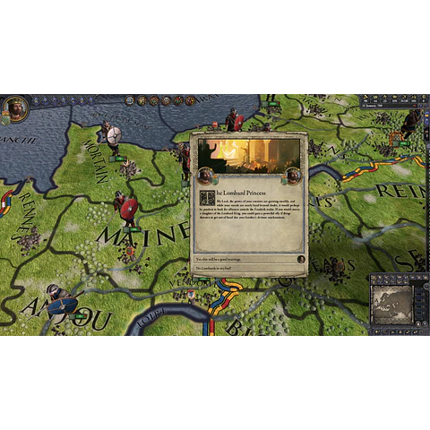 CRUSADER KINGS II - CHARLEMAGNE STEAM KEY GLOBAL