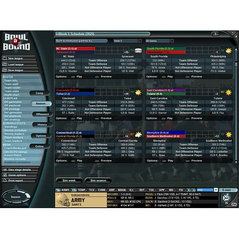 BOWL BOUND COLLEGE FOOTBALL (PC) - STEAM KEY - GLOBAL