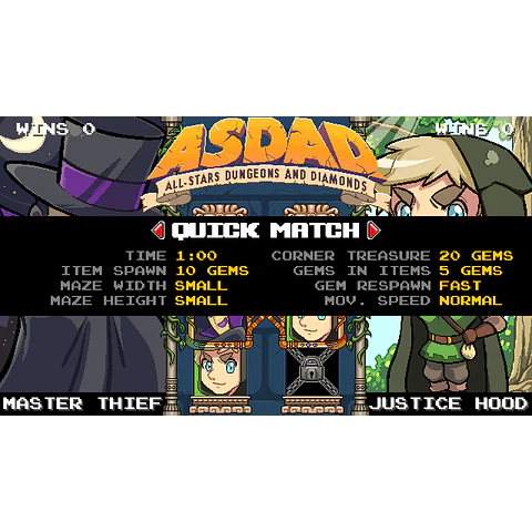 ASDAD: ALL-STARS DUNGEONS AND DIAMONDS STEAM KEY GLOBAL
