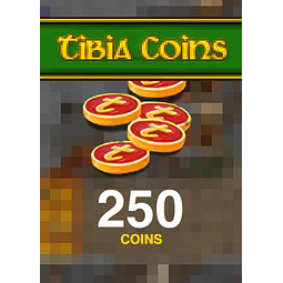 TIBIA COINS CIPSOFT CODE GLOBAL 250 COINS