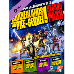 BORDERLANDS: THE PRE-SEQUEL SEASON PASS STEAM KEY GLOBAL