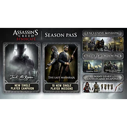 ASSASSIN'S CREED SYNDICATE SEASON PASS UBISOFT CONNECT KEY GLOBAL