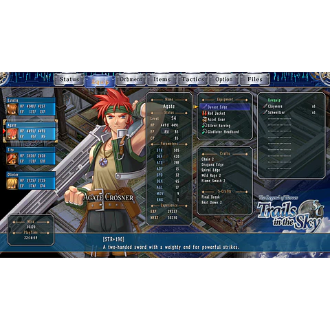 THE LEGEND OF HEROES: TRAILS IN THE SKY SECOND CHAPTER STEAM KEY GLOBAL