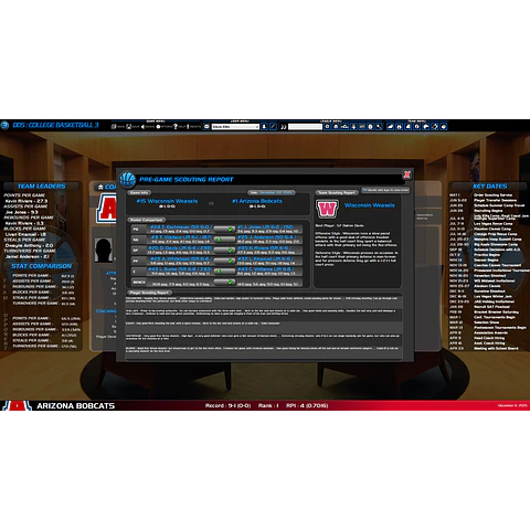 DRAFT DAY SPORTS COLLEGE BASKETBALL 3 STEAM KEY GLOBAL