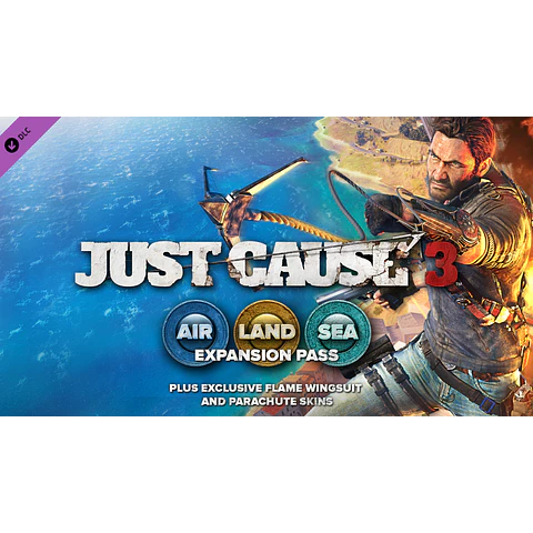 JUST CAUSE 3 : AIR, LAND & SEA EXPANSION PASS STEAM KEY GLOBAL