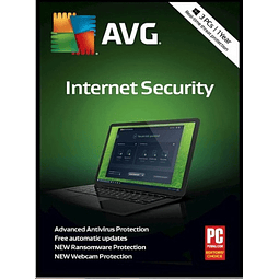 AVG INTERNET SECURITY 3 USERS 1 YEAR AVG PC KEY GLOBAL