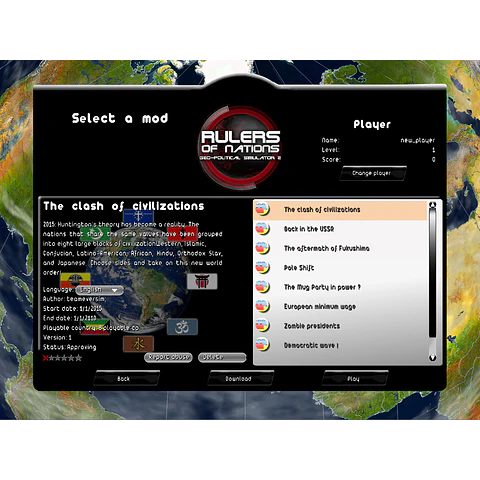 RULERS OF NATIONS - MODDING TOOL STEAM KEY GLOBAL