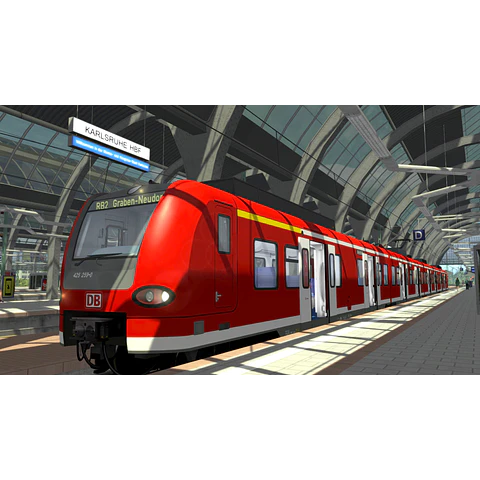 TRAIN SIMULATOR: THE RHINE RAILWAY: MANNHEIM - KARLSRUHE ROUTE ADD-ON STEAM KEY GLOBAL