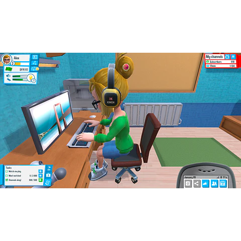 YOUTUBERS LIFE (PC) - STEAM KEY - GLOBAL