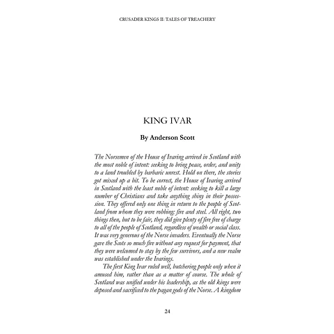 CRUSADER KINGS II EBOOK - TALES OF TREACHERY STEAM KEY GLOBAL