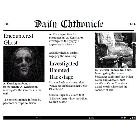 DAILY CHTHONICLE: EDITOR'S EDITION STEAM KEY GLOBAL