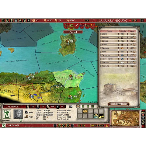 EUROPA UNIVERSALIS: ROME GOLD STEAM KEY GLOBAL