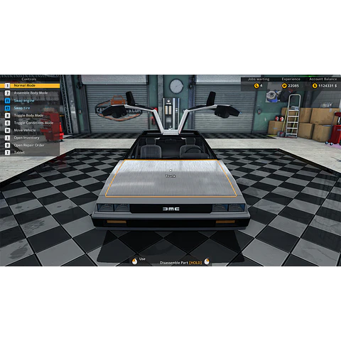 CAR MECHANIC SIMULATOR 2015 - DELOREAN STEAM KEY GLOBAL