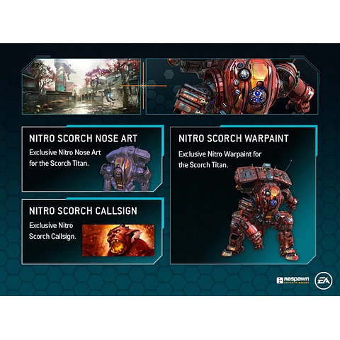 TITANFALL 2 - NITRO SCORCH PACK ORIGIN KEY GLOBAL