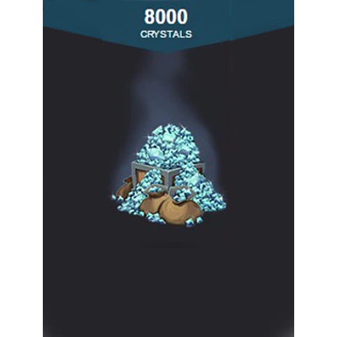 PALADINS CRYSTALS KEY GLOBAL 8 000 CRYSTALS