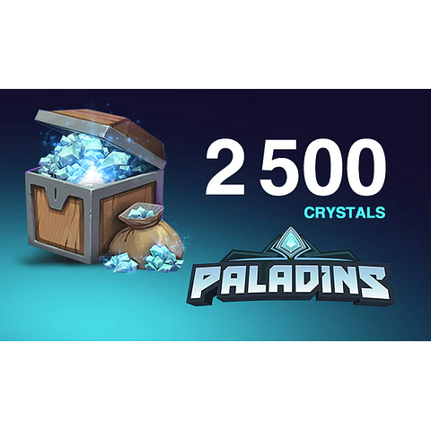 PALADINS CRYSTALS KEY GLOBAL 2 500 CRYSTALS
