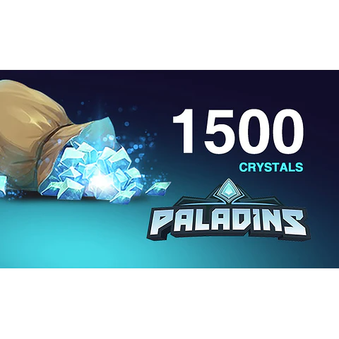 PALADINS CRYSTALS KEY GLOBAL 1 500 CRYSTALS