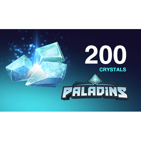 PALADINS CRYSTALS KEY GLOBAL 200 CRYSTALS