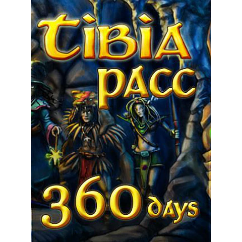 TIBIA PACC PREMIUM TIME 360 DAYS CIPSOFT CODE GLOBAL