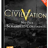 SID MEIER'S CIVILIZATION V: SCRAMBLED CONTINENTS MAP PACK STEAM KEY GLOBAL