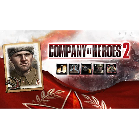 COMPANY OF HEROES 2 - SOVIET COMMANDER: CONSCRIPTS SUPPORT TACTICS STEAM KEY GLOBAL