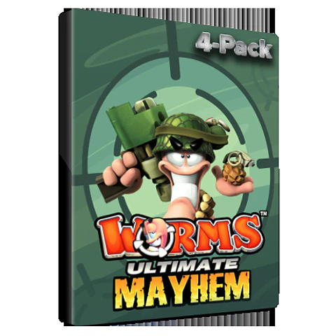 WORMS: ULTIMATE MAYHEM 4-PACK STEAM KEY GLOBAL