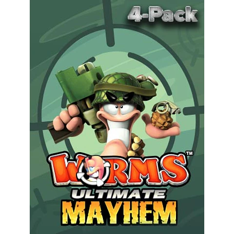 WORMS: ULTIMATE MAYHEM 4-PACK STEAM KEY GLOBAL