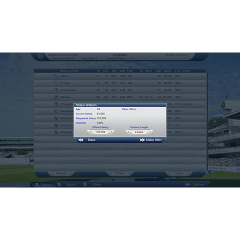 CRICKET CAPTAIN 2014 STEAM KEY GLOBAL