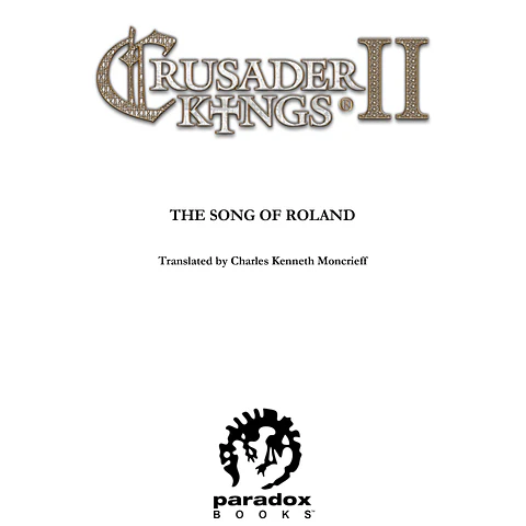 CRUSADER KINGS II - THE SONG OF ROLAND EBOOK STEAM KEY GLOBAL