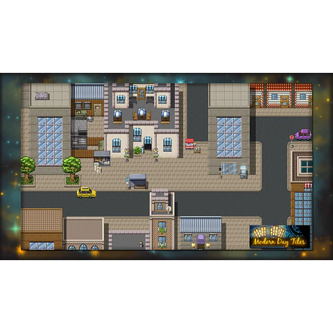 RPG MAKER: MODERN DAY TILES RESOURCE PACK STEAM KEY GLOBAL