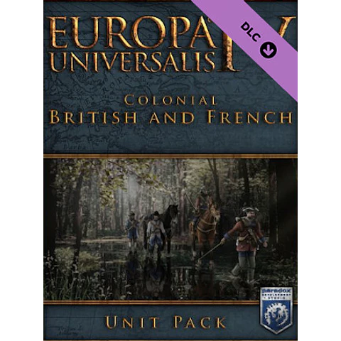 EUROPA UNIVERSALIS IV: COLONIAL BRITISH AND FRENCH UNIT PACK GLBOAL STEAM KEY GLOBAL