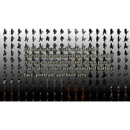 RPG MAKER: HIGH FANTASY MAIN PARTY PACK 1 STEAM KEY GLOBAL