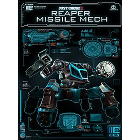 JUST CAUSE 3 REAPER MISSILE MECH STEAM KEY GLOBAL