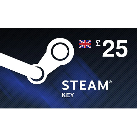 STEAM GIFT CARD 25 GBP STEAM KEY - FOR GBP CURRENCY ONLY