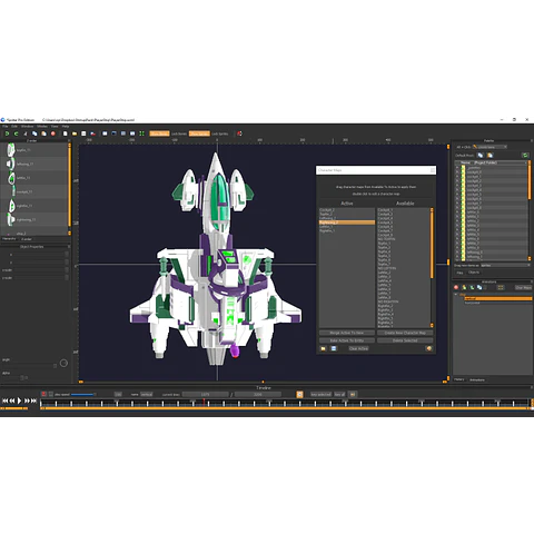 SPRITER: RADIUS-WING SHMUP ANIMATED ART PACK STEAM KEY GLOBAL