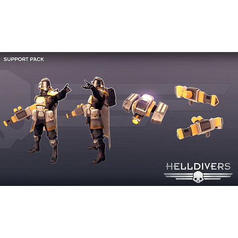 HELLDIVERS - SUPPORT PACK STEAM KEY GLOBAL