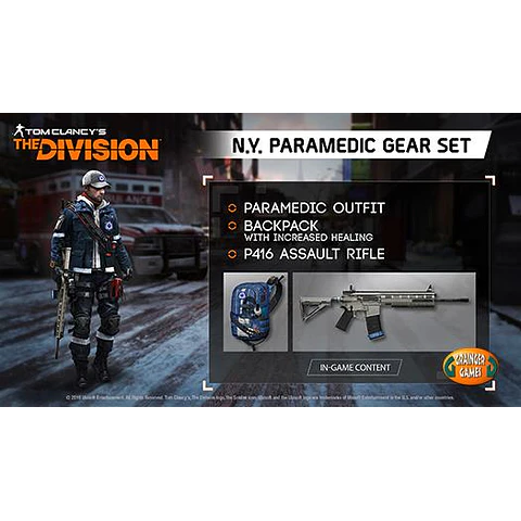 TOM CLANCY'S THE DIVISION - N.Y. PARAMEDIC GEAR SET XBOX LIVE KEY GLOBAL