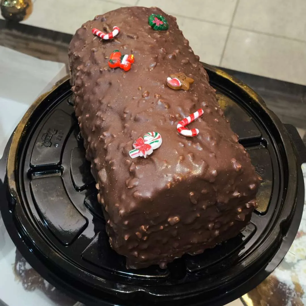 Tronco de Chocolate Crocante 